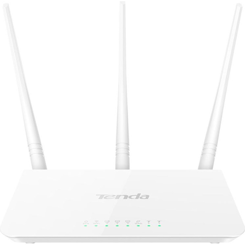 Tenda F3 wireless router Fast Ethernet White