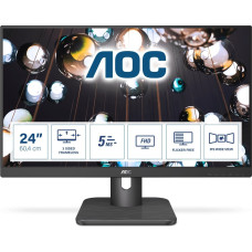 AOC E1 24E1Q computer monitor 60.5 cm (23.8") 1920 x 1080 pixels Full HD LED Black
