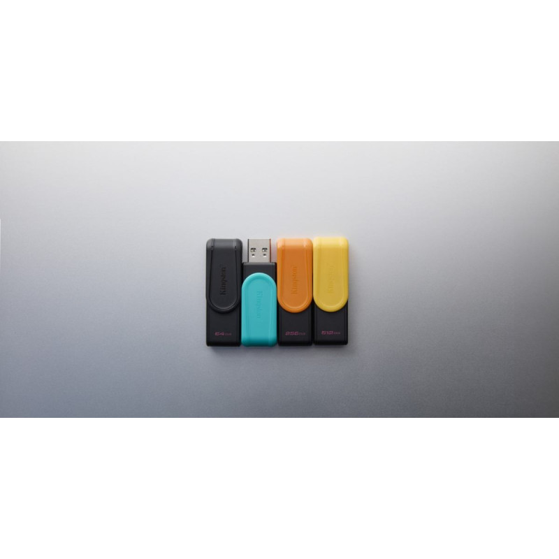 Kingston Technology DataTraveler 512GB Portable USB 3.2 Gen 1 Exodia S (Black/Yellow)