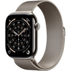 Apple Watch Series 11&nbsp;GPS + Cellular 46mm&nbsp;Natural Titanium Case with Natural Milanese Loop
