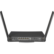 Mikrotik hAP ac&sup3; wireless router Gigabit Ethernet Dual-band (2.4 GHz / 5 GHz) Black