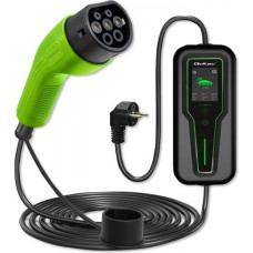 Qoltec Mobile charger for EV 2in1 type2 3.5kW LCD