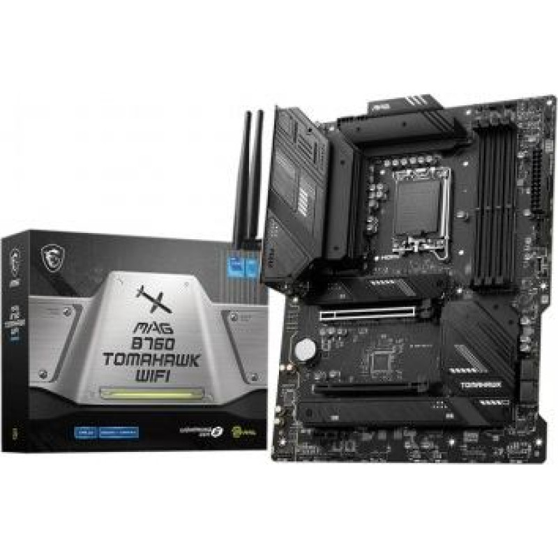 MSI Motherboard MAG B760 TOMAHAWK WIFI s1700 4DDR4 DP/HDMI ATX