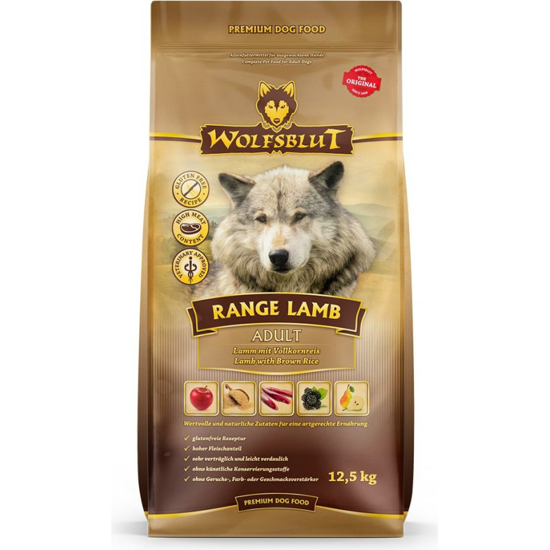 Wolfsblut Range Lamb Lamb with rice - dry dog food - 12,5kg
