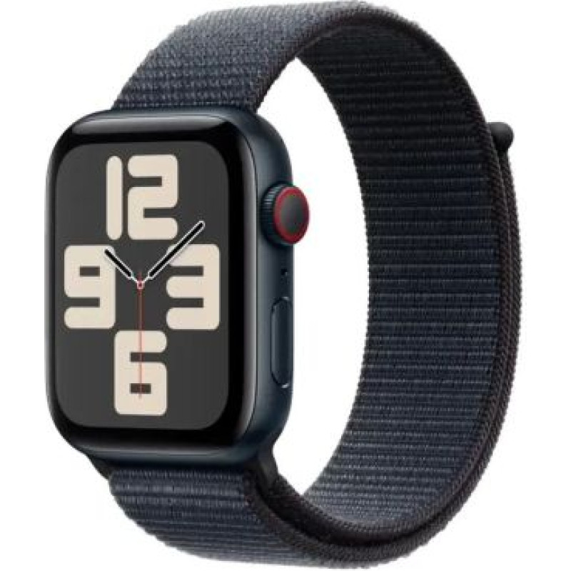 Apple Watch SE2 (2024) GPS 44mm Midnight Alu case, Ink Sport Loop EU MXEP3