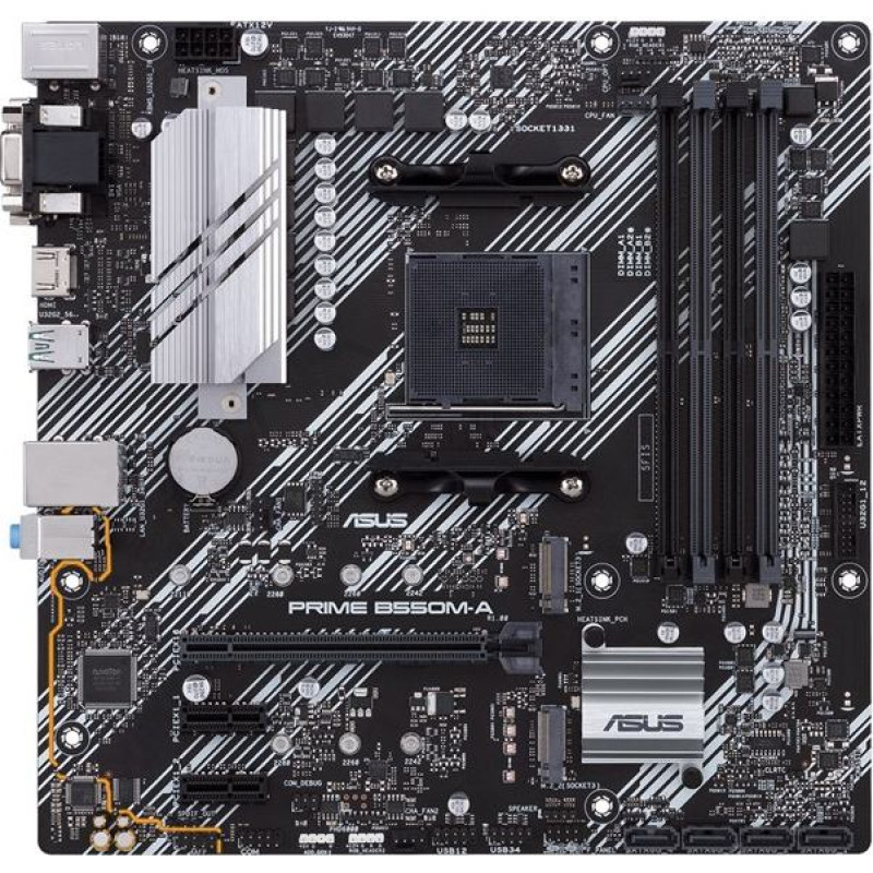 Asus PRIME B550M-A Socket AM4 micro ATX AMD  B550
