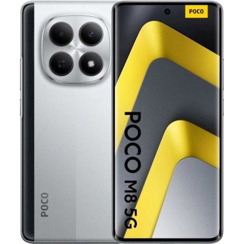 Xiaomi POCO M8 5G 17.2 cm (6.77") Hybrid Dual SIM USB Type-C 8 GB 256 GB 5520 mAh silver