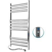 Navin Electric towel warmer Ellipse 500*1000 Digital, left-hand version, 10-045152-5010.