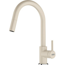 Franke Kitchen mixer, Lina, with pull-out hose, sand color, 115.0626.083.