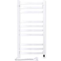Navin Electric towel warmer Avalon 480*1000 Sensor, left-hand version, white, 12-103153-4810.