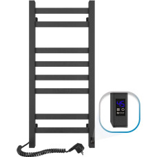 Navin Electric towel warmer Avangard 360*800 Sensor, left-hand version, black, 12-228153-3680.