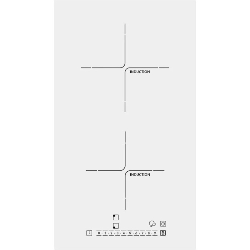 Schlosser Built-in induction hob PI 302 S1 CW