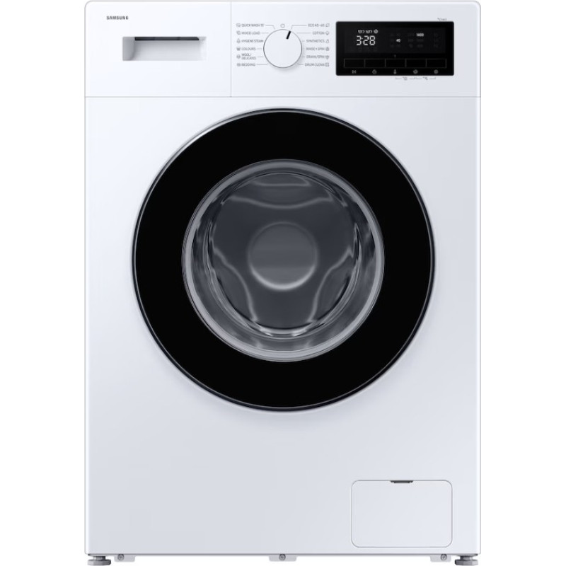 Samsung Washing machine WW70FG3M05AWLF, 7 kg, with A-class energy efficiency and hygiene steam function.