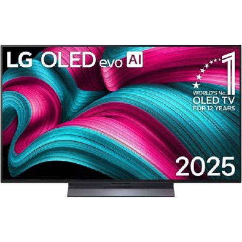 LG Oled tv oled48c51la, 122 cm, 4k, ai, smart, black eu