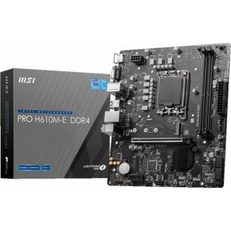 MSI PRO H610M-E s1700 DDR4 HDMI M.2 mATX