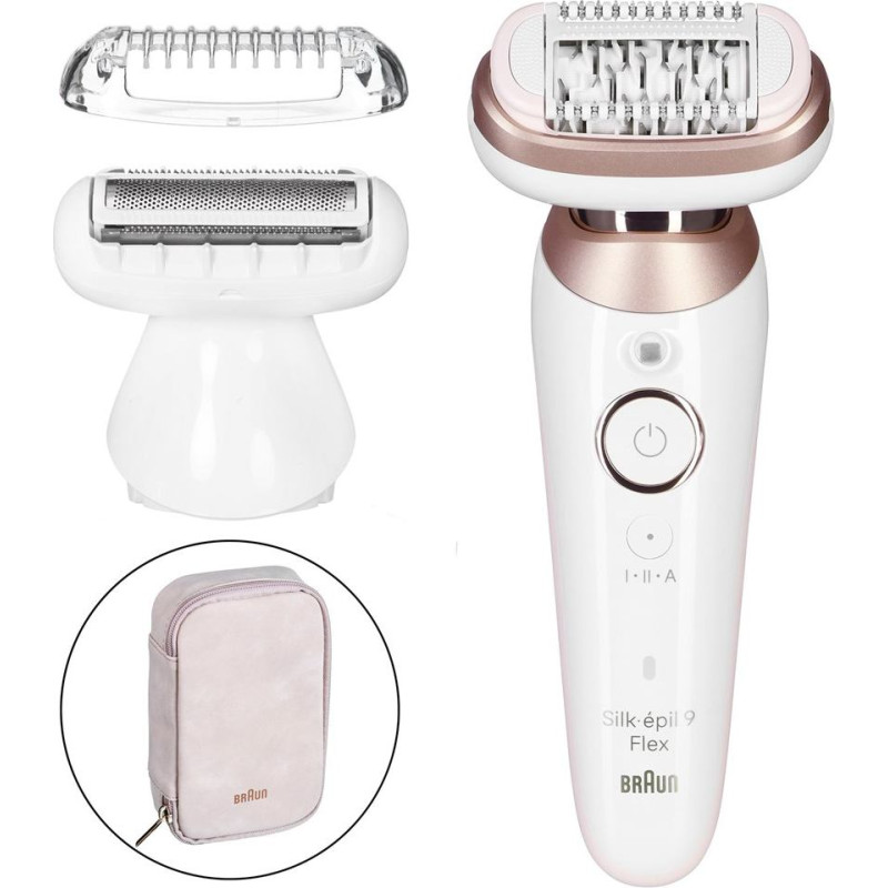 Braun Silk-&eacute;pil 9 Flex 9-030 3D 40 tweezers Pink, White