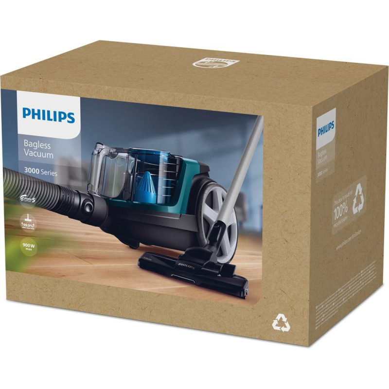 Philips 3000 series FC9334/09 vacuum 1.5 L Cylinder vacuum Dry 900 W Bagless