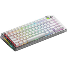 Glorious Klawiatura Glorious Glorious GMMK 3 Pro Wireless 75 % Custom Gaming-Tastatur - Pre-Built, ANSI (US), Fox Switches, silber