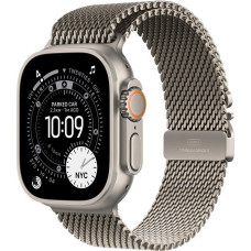 Apple Smartwatch Apple Watch Ultra 3 GPS + Cellular 49mm Natural Titanium Case with Natural Titanium Milanese Loop - Small