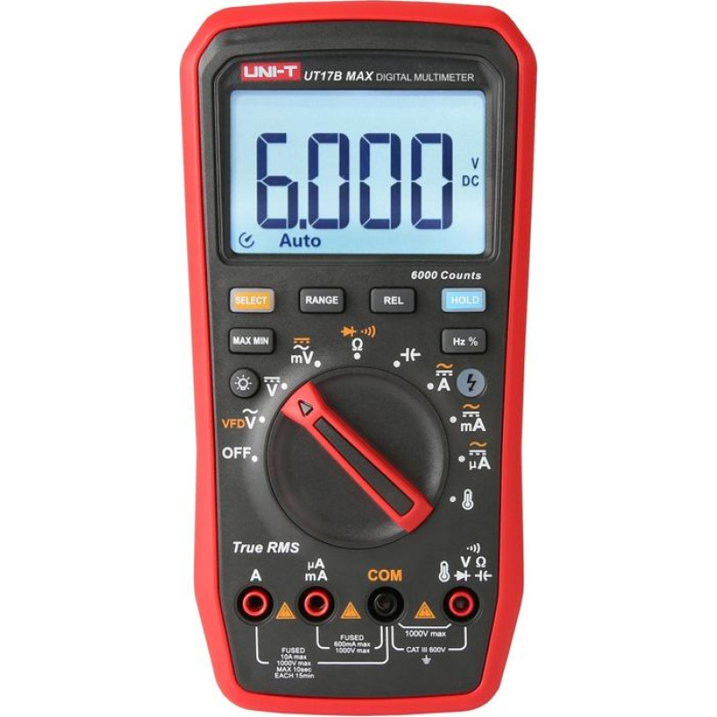 Uni-T True RMS UT17B MAX Digital Multimeter