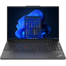 Lenovo ThinkPad E16 Gen 1 (Intel) Intel&reg; Core&trade; i5 i5-1335U Laptop 40.6 cm (16") WUXGA 16 GB DDR4-SDRAM 256 GB SSD Wi-Fi 6 (802.11ax) Windows 11 Pro US English Black New Repack/Repacked