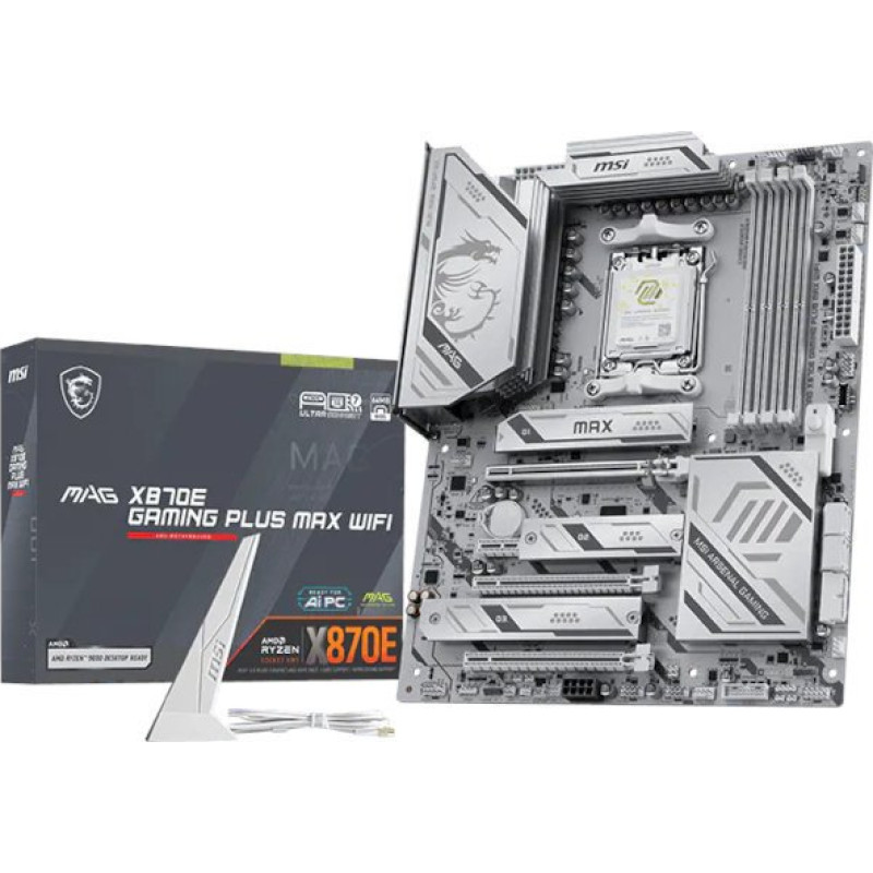MSI MAG X870E GAMING PLUS MAX WIFI motherboard AMD X870E Socket AM5 ATX