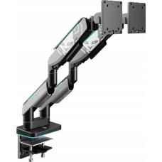 Diablo Chairs Podw&oacute;jny uchwyt na monitory 49 cali, szaro-czarny RGB X-Arm Dual