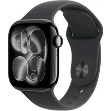 Apple Watch Series 11 GPS + Cellular 46mm Jet Black Alu Case, Black Sport Band M/L EU MFC44
