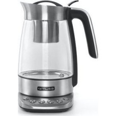 Muse Czajnik Muse Muse MS-320T | Tea Kettle | 2200 W | 1.2 L | Stainless steel | 360&deg; rotational base | Stainless steel/Black