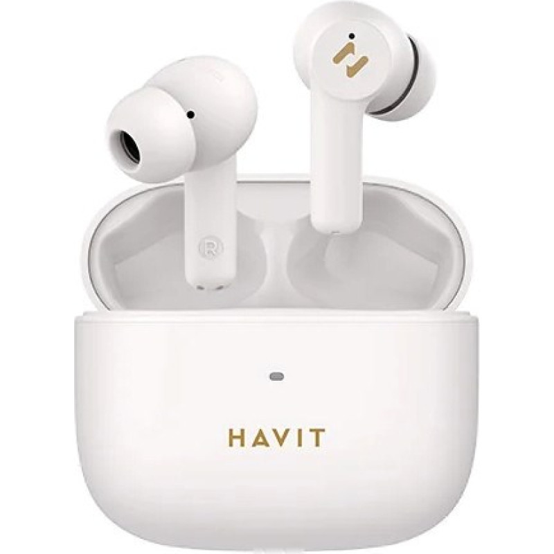 Havit TW958 Pro - TWS wireless headphones, beige