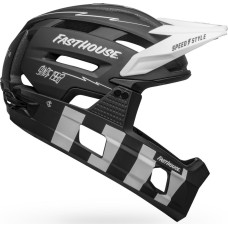 Bell Kask full face BELL SUPER AIR R MIPS SPHERICAL matte black white fasthouse roz. L (59-63 cm) (NEW)