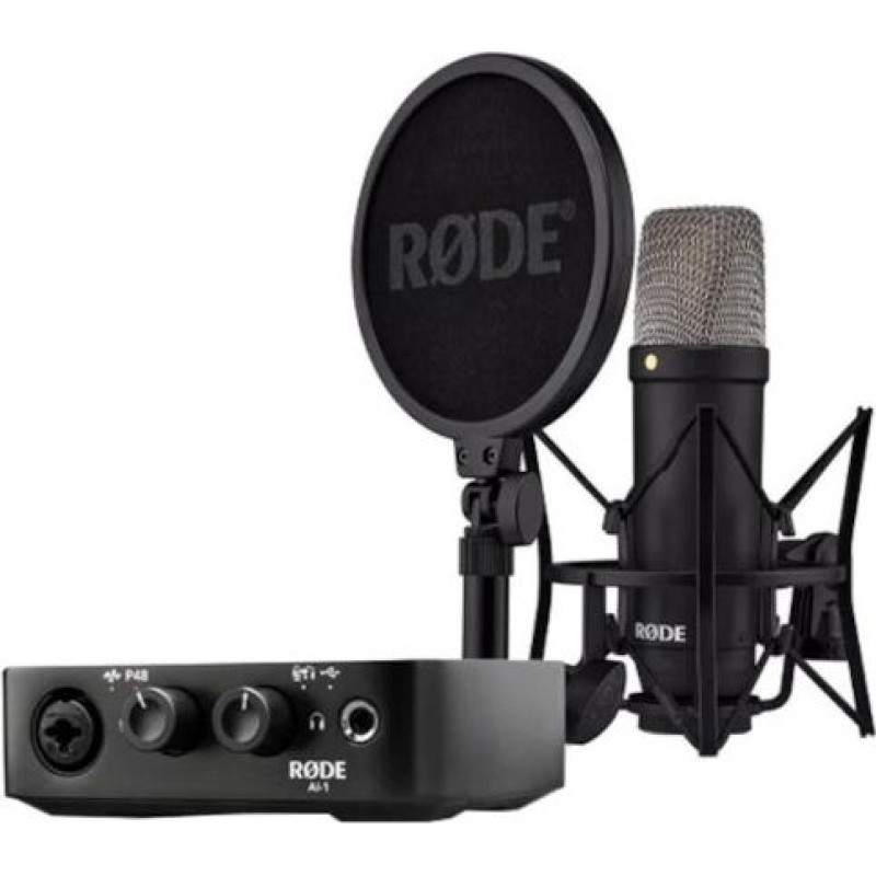 Rode RØDE NT1 Signature Black + AI-1 Studio Kit MK2 - complete studio set