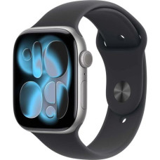 Apple Watch Series 11 (2025) GPS 46mm Space Gray Alu Case, Black Sport Band M/L EU MEV44 - ONLY BOX DAMAGE
