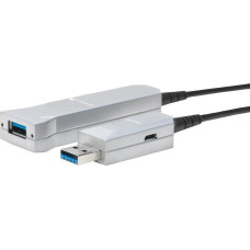 Vivolink Kabel USB VivoLink USB-A - USB-A 5 m Biało-czarny (PROUSB3AAF5)