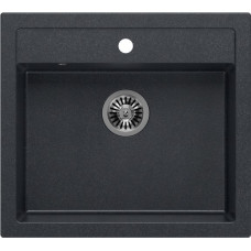 Quadron Zlewozmywak Quadron BILL 110 GraniteQ black diamond/elementy stalowe