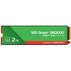 WD Western Digital Green WD &trade; SN3000 NVMe&trade; SSD POWERED BY SANDISK 2 TB