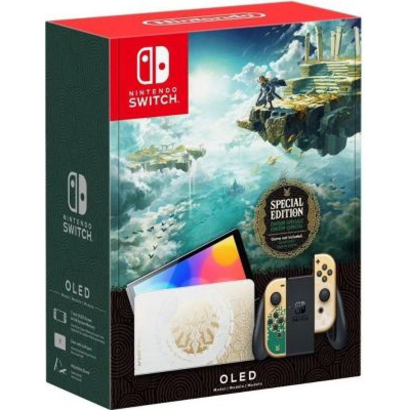 Nintendo Switch OLED Model Zelda: Tears of the Kingdom Limited Edition Gold/ White EU