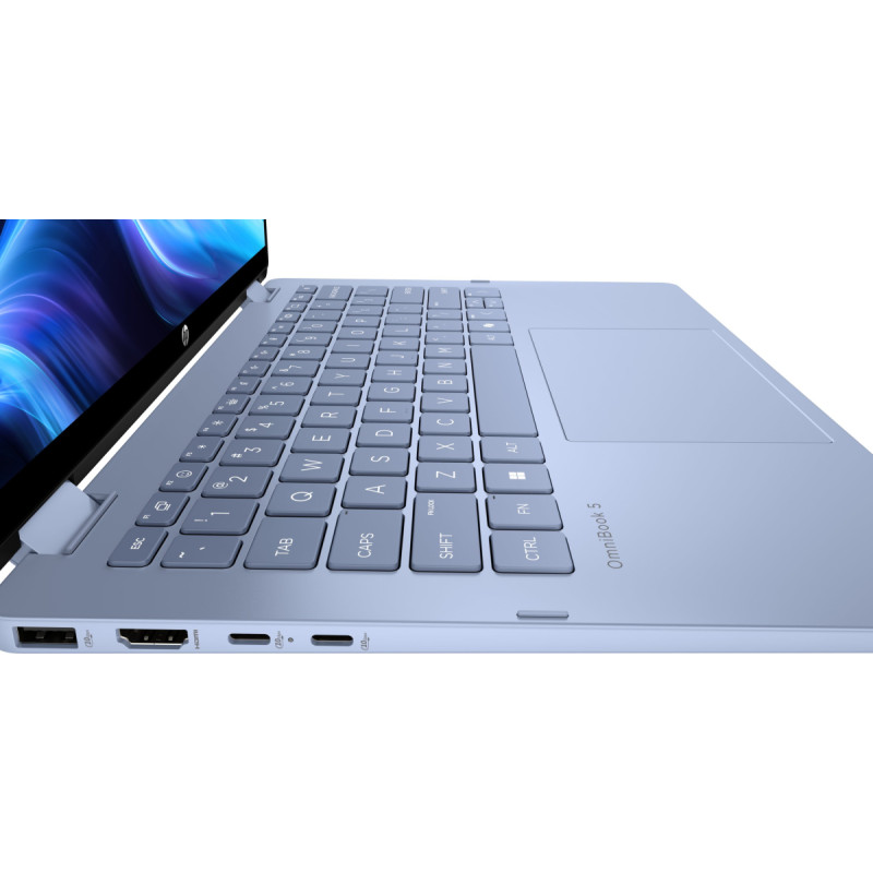 HP OmniBook 5 Flip - Core 7 150U | 14"-2K-Dotyk | 16GB | 512GB | W11H | Błękit nieba