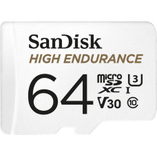 Sandisk High Endurance memory card 64 GB MicroSDXC UHS-I Class 10
