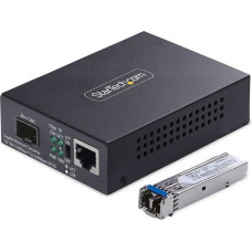 Startech MCM1110SMLC40 konwerter sieciowy 2000 Mbit/s 1310 nm Pojedynczy Czarny