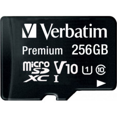 Verbatim Karta Verbatim Premium MicroSDXC 256 GB Class 10 UHS-I/U1  (44087)