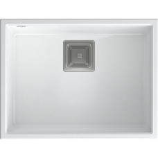 Quadron Zlewozmywak Quadron DAVID 50 GraniteQ snow white/elementy stalowe
