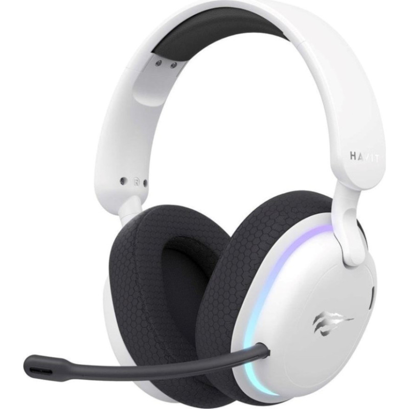 Havit Fuxi-H7 - gaming headphones, black and white