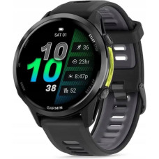 Ifit Icon Garmin Forerunner&reg; 970 Carbon Grey DLC Titanium with Black Case and Black/Translucent Whitestone Band
