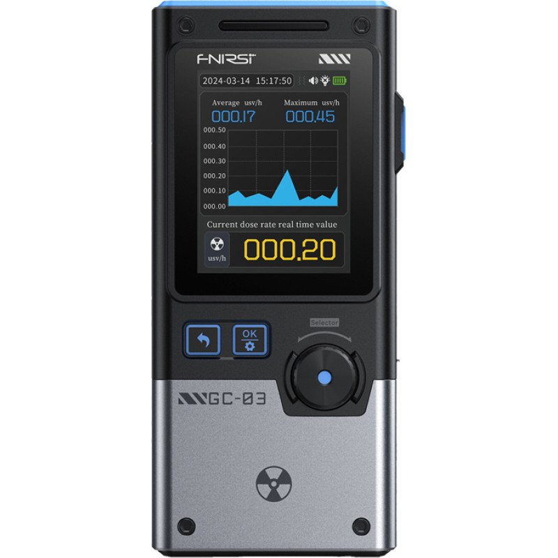 Fnirsi Multifunctional ionizing radiation detector FNIRSI GC-03 BK