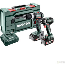 Metabones Metabo BSLBL+SSD200LTBL -Akku-Schlagbohrschrauber, Akku-Schlagschrauber inkl. Akku, inkl. Ladeger&auml;t (685199000)