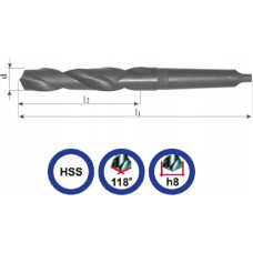 Hikoki Wiertło do metalu Baildon DIN 345 RN NWKc 45 mm, HSS (F), 359-210 mm (chwyt MK4)
