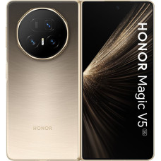 Huawei HONOR Magic V5 5G (MBH-N49) AI Handy, Sim Free, 512GB Speicher 16GB RAM, Dual SIM, Android 15, Klappbildschirm Smartphone - Dawn Gold (5109BUHJ)