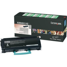 Lexmark Toner Lexmark X264H11G Black Oryginał  (X264H11G)