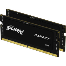 Kingston Fury Pamięć do laptopa Kingston Fury Impact, SODIMM, DDR5, 32 GB, 4800 MHz, CL38 (KF548S38IBK2-32 )